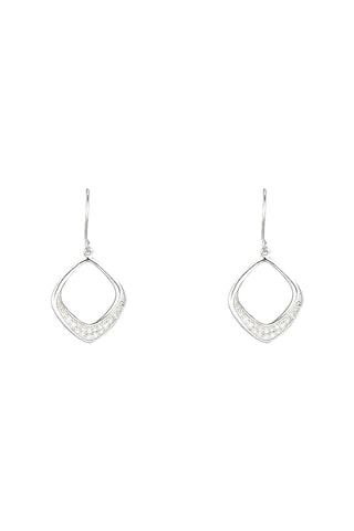 Brincos Baisha Ouro branco e diamantes 0,153 quilate/38