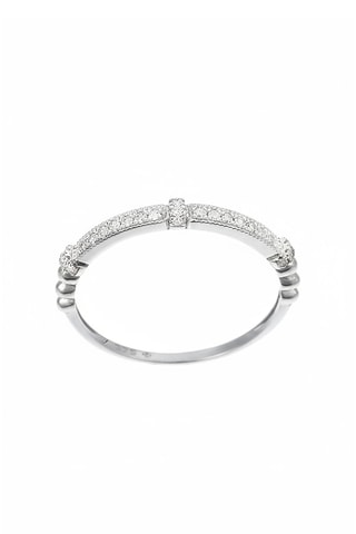 Anel - Ouro branco e diamantes