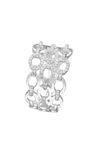 Anel Nouons Nos Liens Ouro branco e diamantes