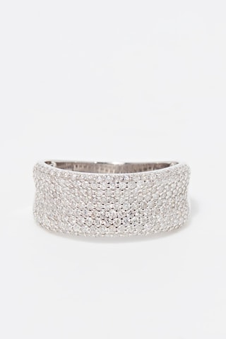 Anel Ruban Précieux Ouro branco e diamantes