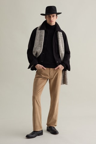 Écharpe - Castanho mesclado