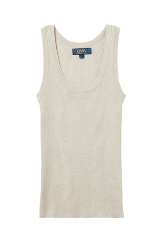 Camisola de alças - Cru