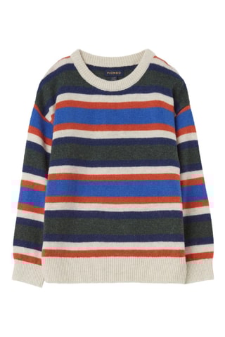 Jersey - Azul marino y crudo