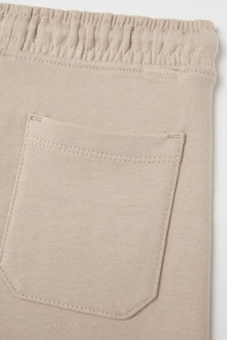 Calças de treino em algodão biológico - Castanho