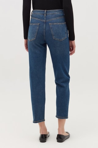 Calças de ganga straight - Azul-índigo