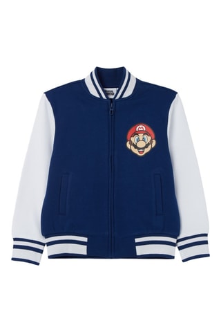 Teddy Super Mario - Azul-cobalto