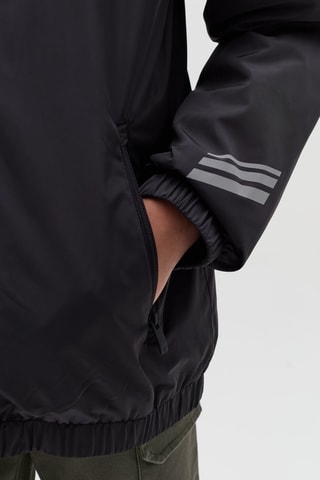 Impermeável com capuz - Preto