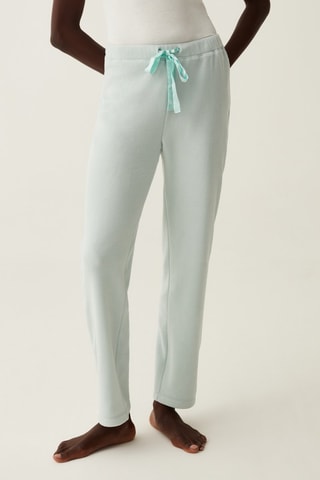 Calças de pijama - Verde-água