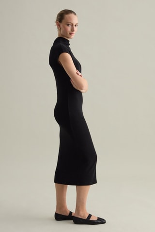 Vestido justo - Preto