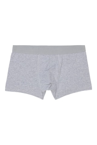 Boxers em algodão biológico - Cinzento mesclado