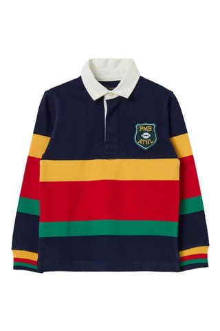 Polo PMB Athletic club - Azul marino y rojo