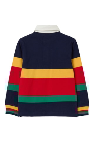 Polo PMB Athletic club - Azul marino y rojo