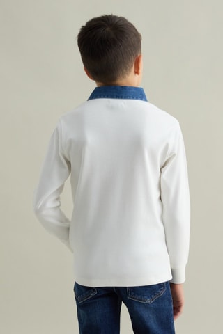 Polo - Blanco y negro