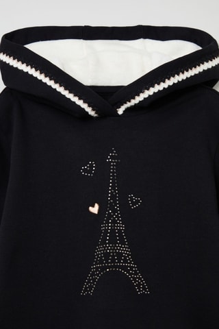 Sweat com capuz - Preto