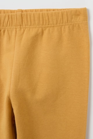 Sweat e leggings - Bege e mostarda