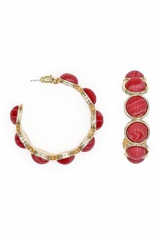 Boucles d’oreilles Ellina - Fuchsia