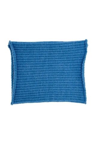 Snood en laine Elenne - Bleu cobalt