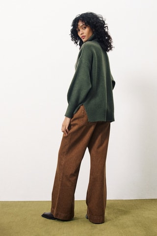 Pull en laine Ariette - Kaki