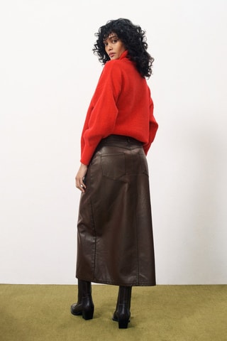 Pull en laine Arette - Rouge