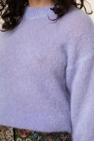 Pull en cachemire et laine Klea - Violet