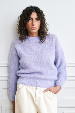 Pull en cachemire et laine Klea - Violet