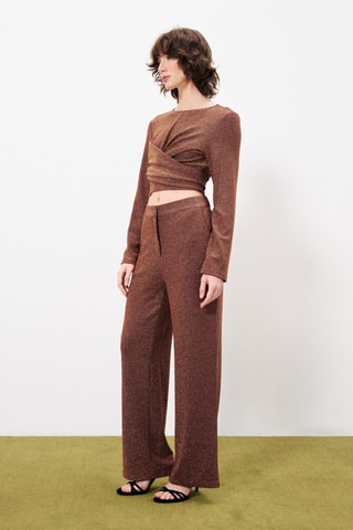 Crop top Abigail - Bordeaux