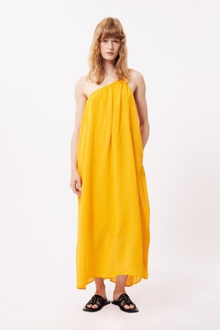 Robe asymétrique Phoebe - Jaune
