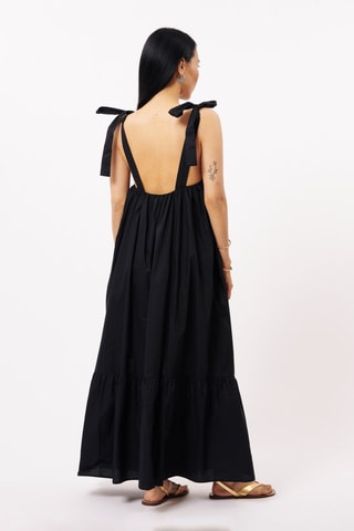 Robe longue Cylia - Noir