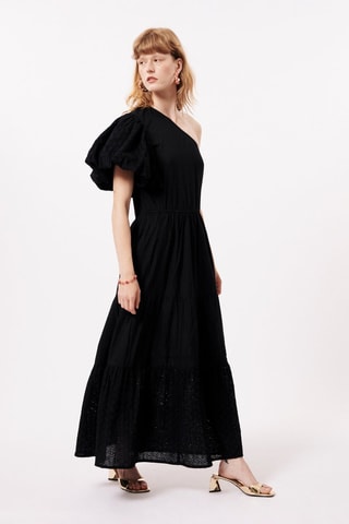Robe asymétrique Ciana - Noir