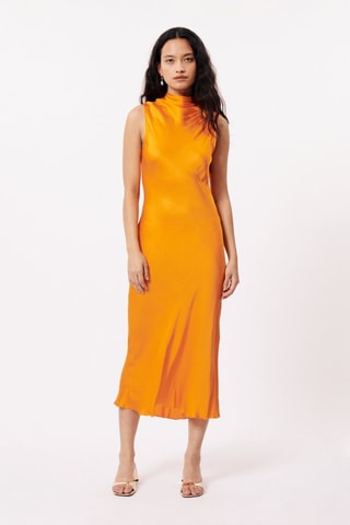 Robe longue Artemis - Orange