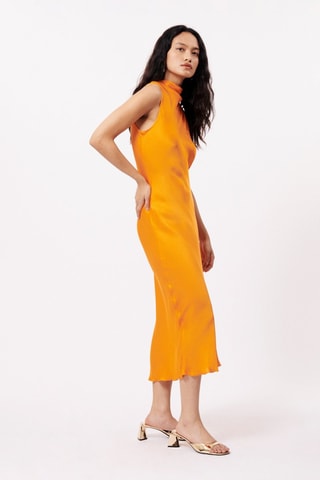 Robe longue Artemis - Orange