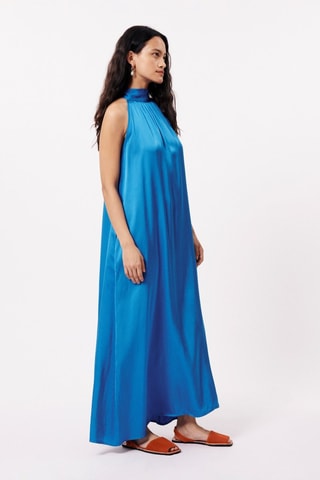Robe longue Auberya - Bleu électrique
