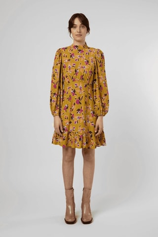 Robe droite Hilda - Moutarde