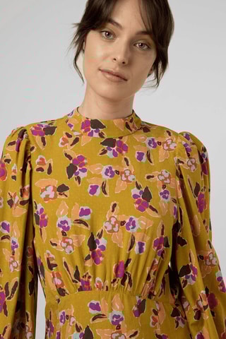 Robe droite Hilda - Moutarde