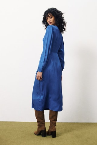 Robe portefeuille Chandell - Bleu électrique