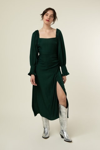 Robe droite Fasia - Vert foncé