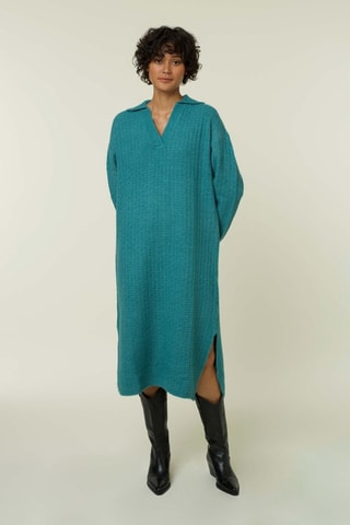 Robe pull Timea - Bleu canard