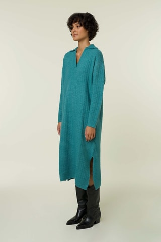 Robe pull Timea - Bleu canard