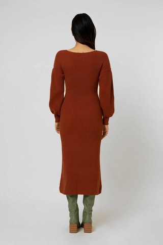 Robe pull Solange - Marron