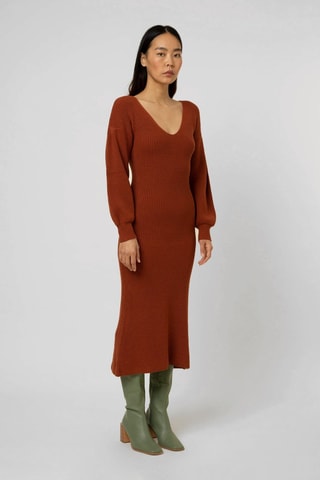 Robe pull Solange - Marron