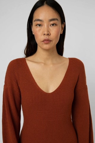 Robe pull Solange - Marron