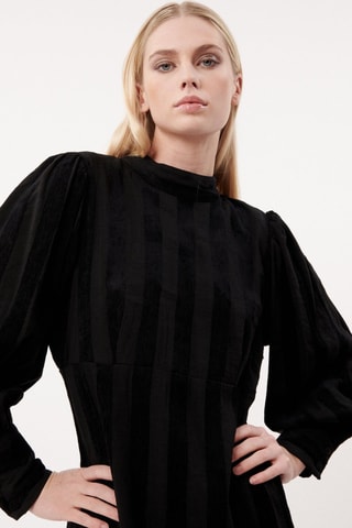 Robe fourreau Cecilia - Noir et anthracite