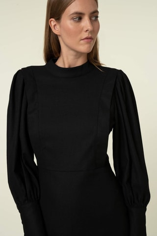 Robe droite Francoise - Noir