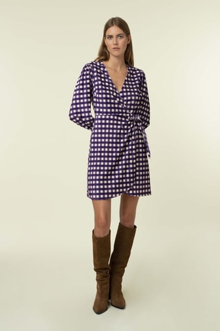 Robe portefeuille Acela - Violet