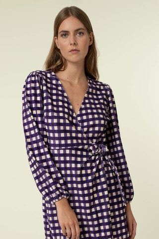 Robe portefeuille Acela - Violet