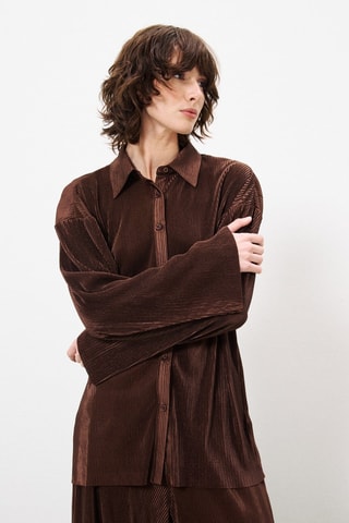 Chemisier Edmondine - Marron foncé