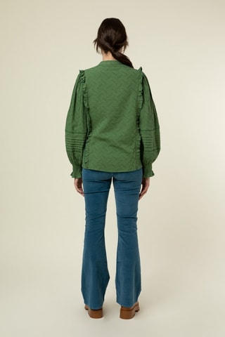 Blouse en lin Shirley - Kaki