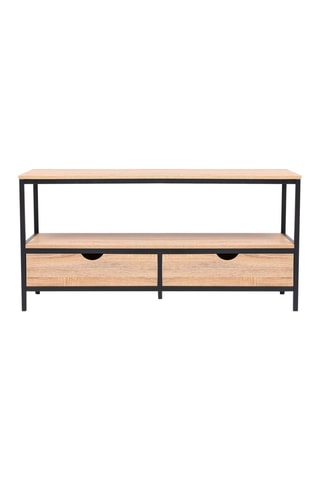 Mobile TV in legno 2 cassetti  Memphis - 113 x 40 x 55 cm