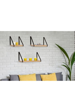 3 mensole Manufacture - 40 x 18 x 15 cm / 30 x 18 x 15 cm /20 x 18 x 15 cm