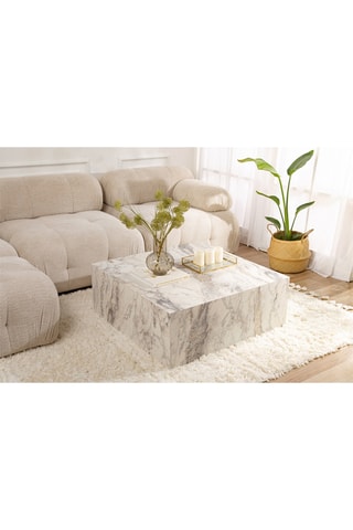 Table basse - 90 x 35 x 90 cm